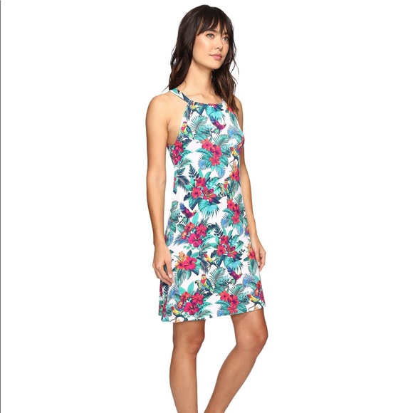 Tommy Bahama Tropical Resort Parrot Floral Dress - Picture 4 of 5